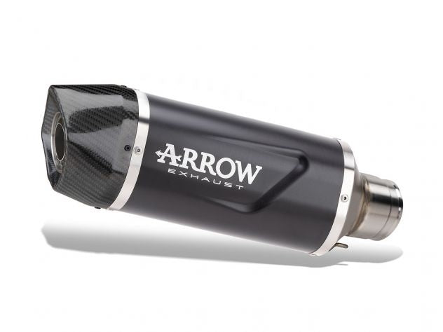 Escape Arrow Indy Race Silent Evo aluminio negro carbono Kawasaki Ninja 650 2024-2026
