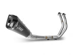 Sistema completo Mivv Delta Race acero inoxidable negro efecto Luna Negra para Tracer 9