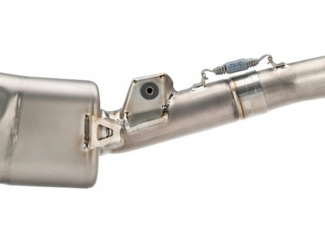 Colector primario hidroformado Yoshimura RS-12 Honda CRF 450 2025 transición ovalada