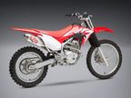 Detalle de construcción en acero inoxidable del escape completo Yoshimura RS-2 Honda CRF 250F