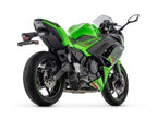 Terminal Arrow Fast titanio vista lateral Ninja 650