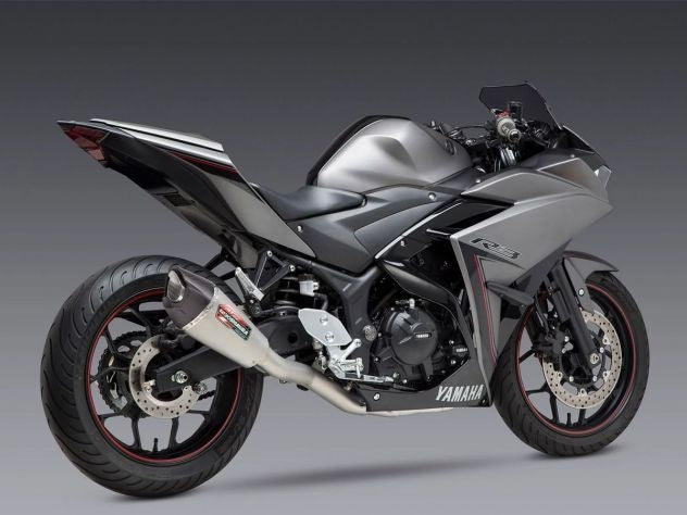 Sistema completo Yoshimura AT2 Racing acero inoxidable Yamaha R3 2015-2022