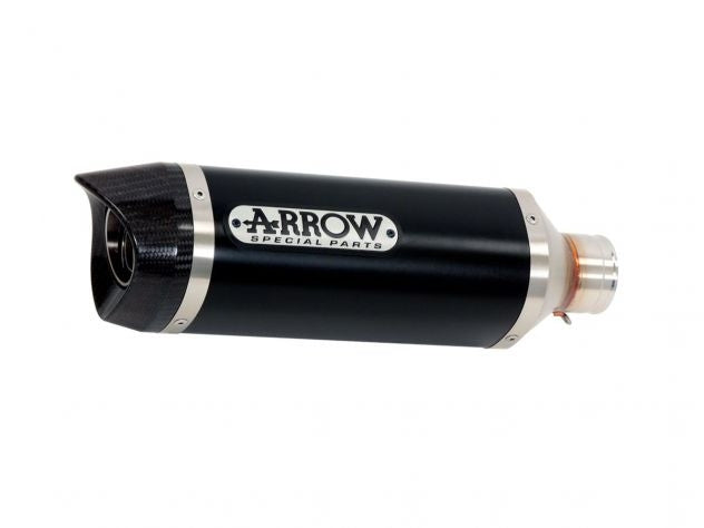 Vista lateral escape Arrow homologado para Yamaha XJ6 Diversion 2009-2015