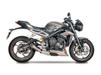 Sistema escape Spark Grid-O con DB killer instalado para Street Triple 765 S R RS
