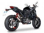 Colector de-cat Spark titanio instalado en Ducati Monster 937