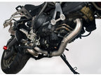 Detalle válvula simulada y construcción AISI 304 colector Spark Multistrada 950