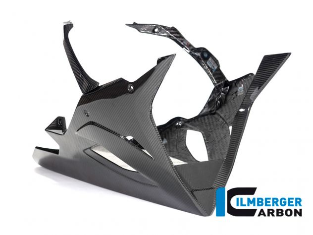 Tapa inferior carbono Ilmberger instalada en BMW S1000RR 2024