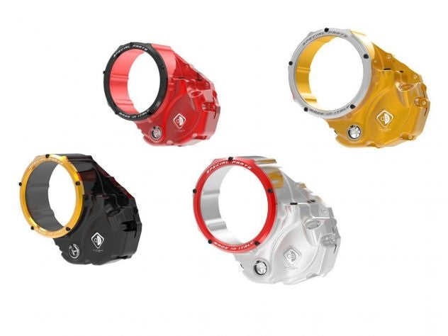 Tapa embrague Ducabike ergal CNC Ducati XDiavel 2016-2023 vista frontal