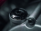 Tapón de llenado aceite Rizoma Ducati Performance en aluminio anodizado negro para Panigale V4 2025