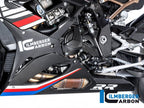 Vista lateral tanque largo carbono Ilmberger BMW S1000RR instalación OEM