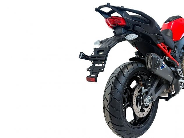 Soporte de titanio y parasol integrado terminal Termignoni Ducati Multistrada V4