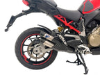Sistema Termignoni titanio negro con UpMap T800 Multistrada V4S 2020-2024
