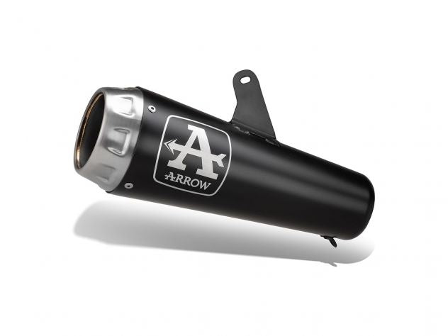 Escape Arrow Pro-Race Nichrom oscuro montado en BMW F 900 R 2025 vista lateral
