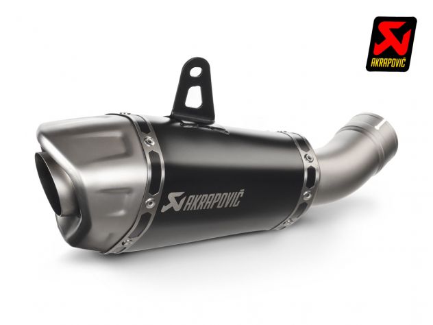 Detalle silenciador cónico Akrapovic titanio Kawasaki ZX-10RR racing