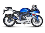 Detalle cuerpo carbono trenzado y DB-killer extraíble Akrapovic S-S6SO8-HZC GSX-R