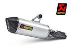 Terminal Akrapovic Slip-On titanio con fondo carbono BMW R 1200 GS Adventure 2014-2016 vista lateral