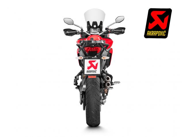 Sistema completo terminal titanio Akrapovic para Multistrada 950