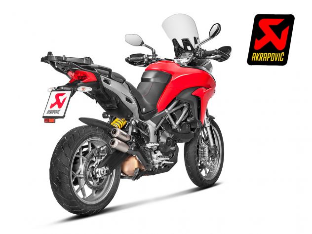 Escape Slip-On Akrapovic homologado Euro 4 Ducati Multistrada