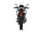 Detalle tapas carbono Akrapovic escape Slip-On Honda CRF 1100 L Adventure
