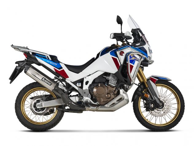 Terminal Akrapovic S-H11SO2-HGJT titanio homologado Euro 4 para Honda Africa Twin