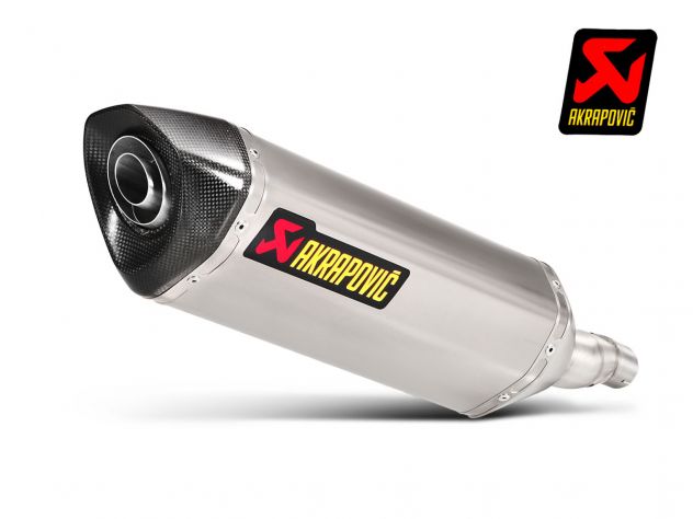 Terminal Akrapovic titanio Honda NC 750 S NC 700 X montado lateral derecho