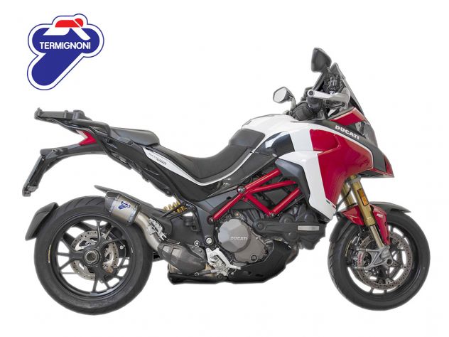 Silenciador Termignoni titanio aeroespacial homologado Euro 4 para Multistrada