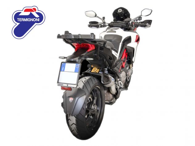 Detalle construcción terminal Termignoni racing Pikes Peak Multistrada 1260