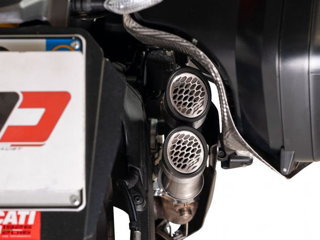 Terminal QD Power Gun acero cepillado Ducati Multistrada 950 1200