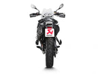 Escape Akrapovic S-B8SO6-HZAABL titanio negro para BMW F800GS 2017 vista completa