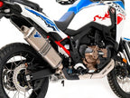 Terminal racing Termignoni titanio Honda Africa Twin 1100 vista inferior