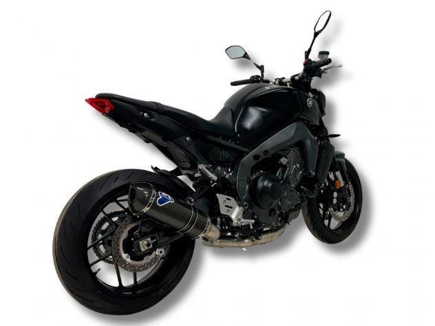 Detalle camisa externa carbono aeroespacial escape Termignoni racing