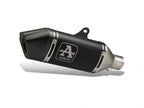 Escape Arrow Fast Racing titanio dark con fondo carbono romboide Ducati Multistrada V2 2025