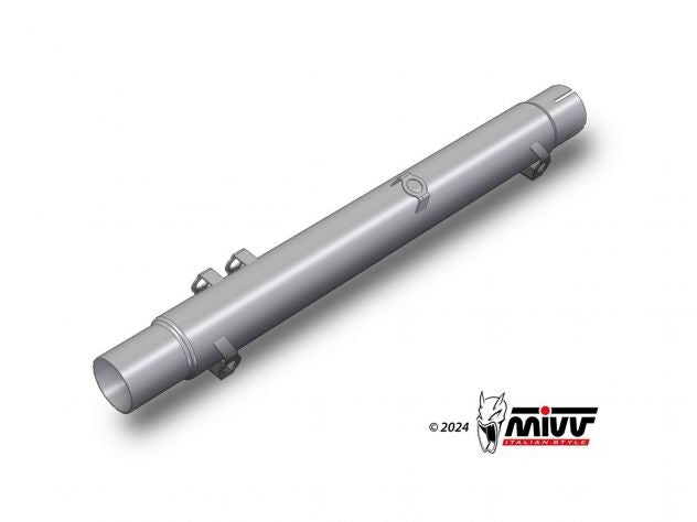 Tubo eliminador de catalizador Mivv acero inoxidable para Royal Enfield Meteor 350 2021-2024