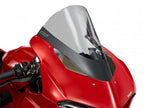 Detalle fibra de carbono mate cover WRS para cúpula Race Panigale V4S 2018-2019