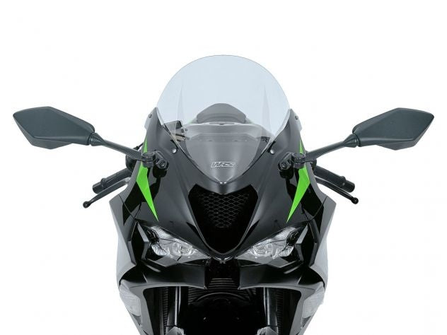 Parabrisas racing WRS transparente ZX-6R instalación sobre anclajes originales