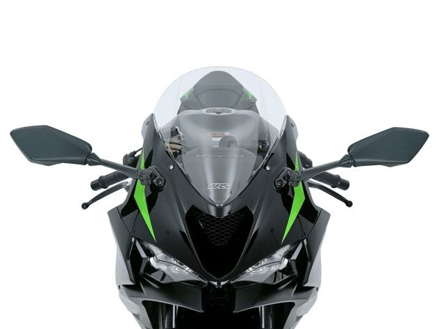 Cúpula WRS +3 cm vs original Kawasaki ZX-6R 636 perfil lateral
