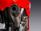 Silenciador RS-12 asimétrico Yoshimura con tapa fibra carbono mate