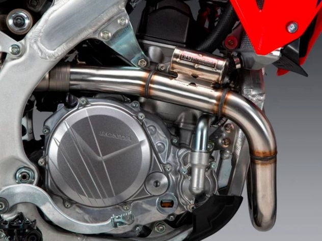 Escape Yoshimura RS-12 acero inoxidable desarrollo Honda HRC motocross