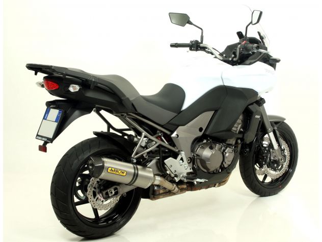 Tapa final carbono 3K real escape Arrow Versys 1000